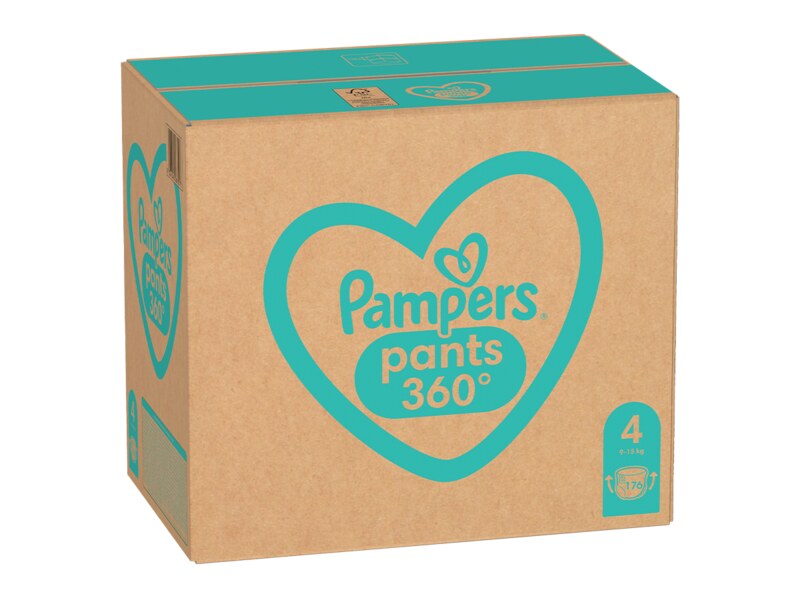 Pampers Pants Monthly Box vel. 4 (9-15 kg) plenkové kalhotky 176 ks