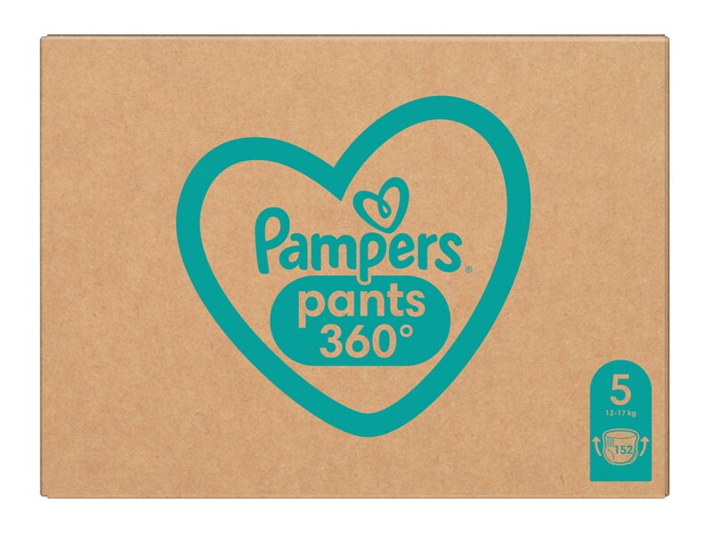 Pampers Pants Monthly Box vel. 5 (12-17 kg) plenkové kalhotky 152 ks Pampers Pants Monthly Box vel. 5 (12-17 kg) plenkové kalhotky 152 ks