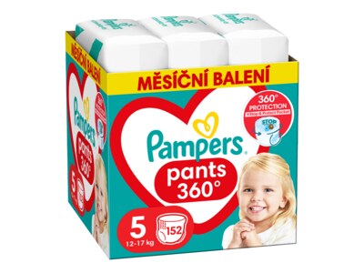 Pampers Pants Monthly Box vel. 5 (12-17 kg) plenkové kalhotky 152 ks