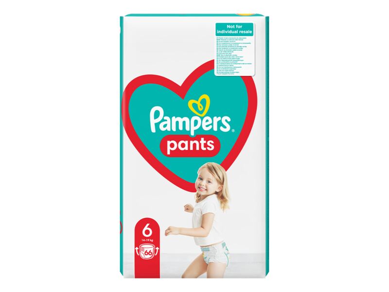 Pampers Pants Monthly Box vel. 6 (15+ kg) plenkové kalhotky 132 ks