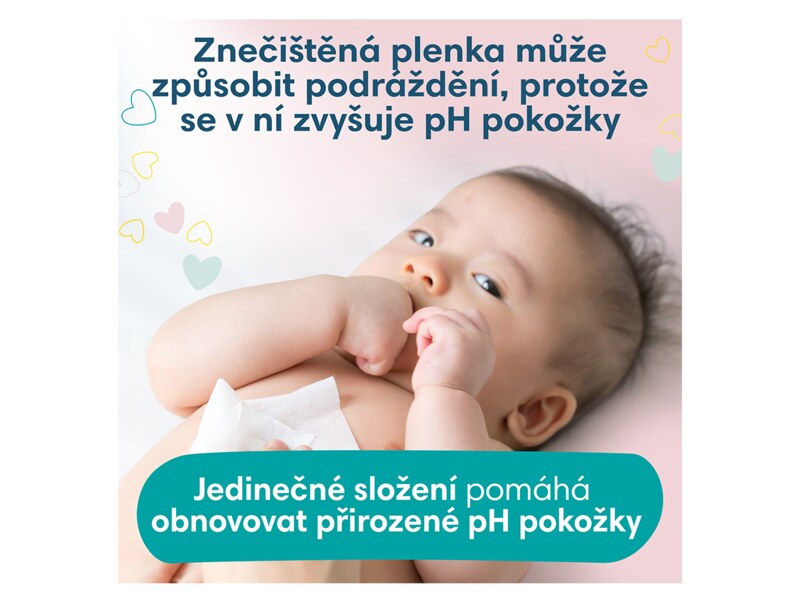 Pampers Sensitive XXL dětské čisticí vlhčené ubrousky 4x80 ks