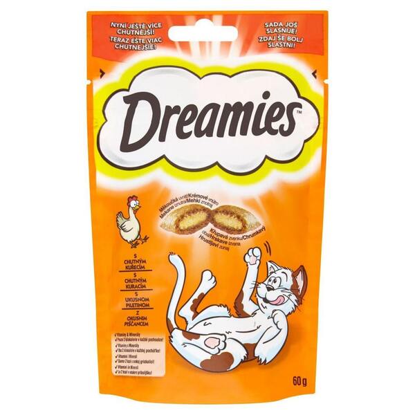 Dreamies kočka pochoutka s kuřecím 60 g