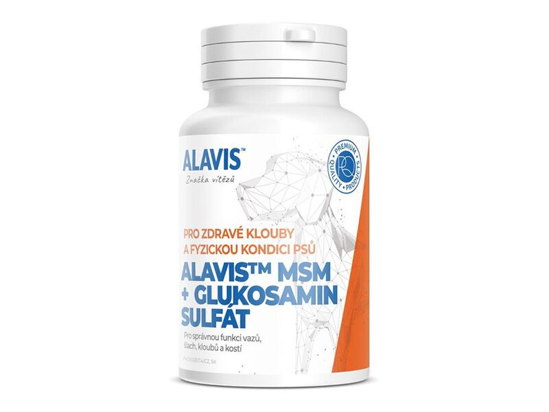 Alavis MSM + Glukosamin sulfát 60 tablet
