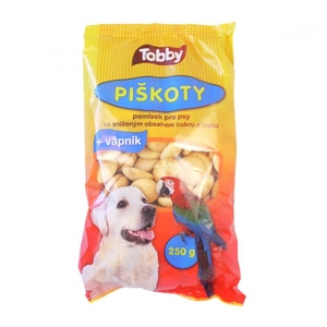 Tobby piškoty pro psy 250 g
