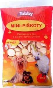 Tobby piškoty pro psy mini 120 g
