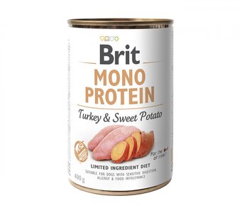 Brit Mono Protein Turkey & Sweet Potato konzerva pro psy 400 g
