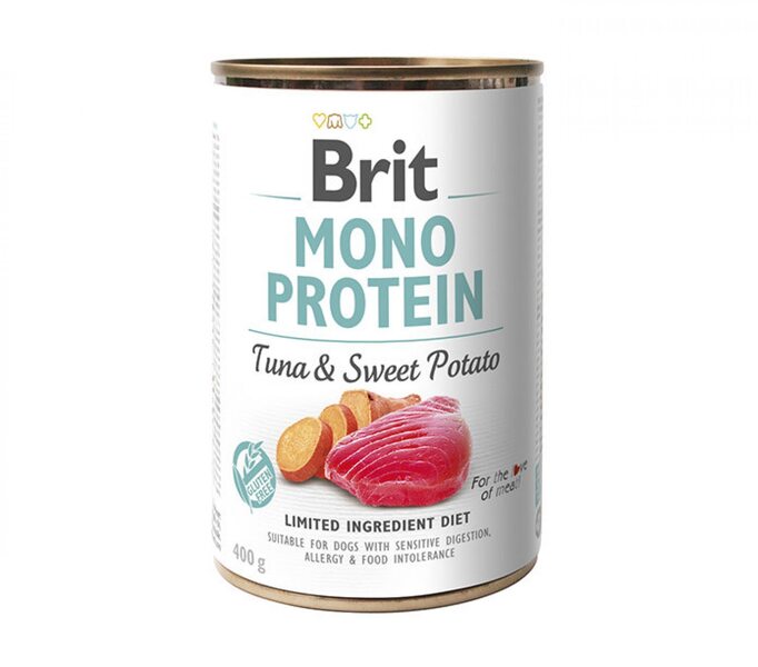 Brit Mono Protein Tuna & Sweet Potato konzerva pro psy 400 g