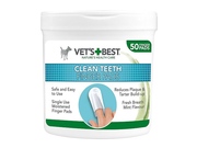 Vet's Best Čisticí utěrka na zuby pro psy 50 ks