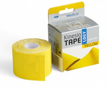 GM Kinesio tape 5 cm x 5 m žlutý