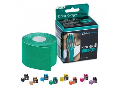 GM Kinesio tape 5 cm x 5 m zelený