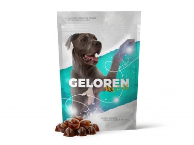 Geloren Dog L-XL kloubní výživa pro velké psy 420 g 60 želé