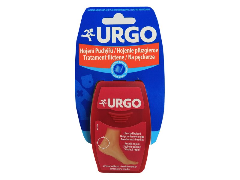 Urgo Hojení puchýřů diskrétní hydrooloidní náplast 5 ks