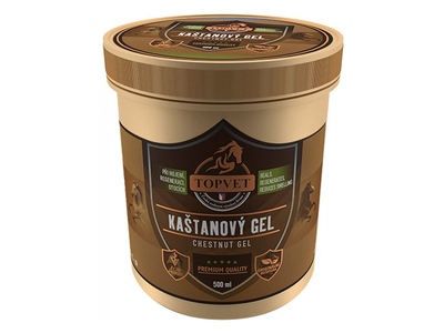 Topvet Kaštanový gel pro koně 500 ml