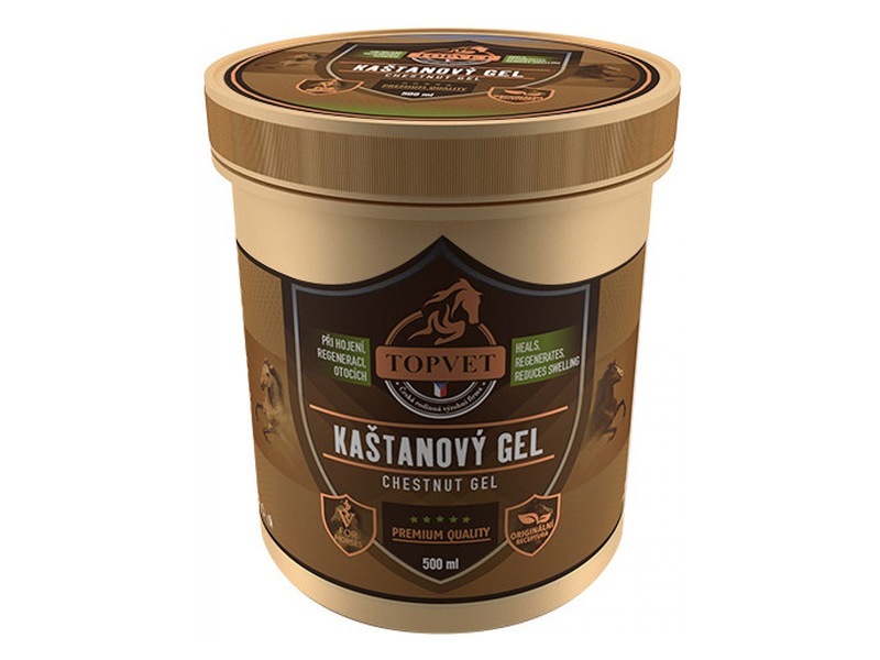 Topvet Kaštanový gel pro koně 500 ml