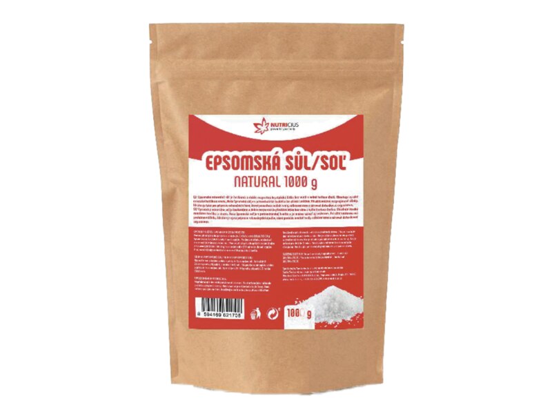 Nutricius Epsomská sůl natural 1000 g