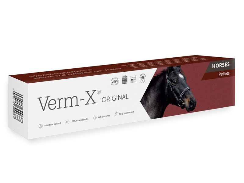 Verm-X Přírodní pelety proti střevním parazitům pro koně 250 g Verm-X Přírodní pelety proti střevním parazitům pro koně 250 g