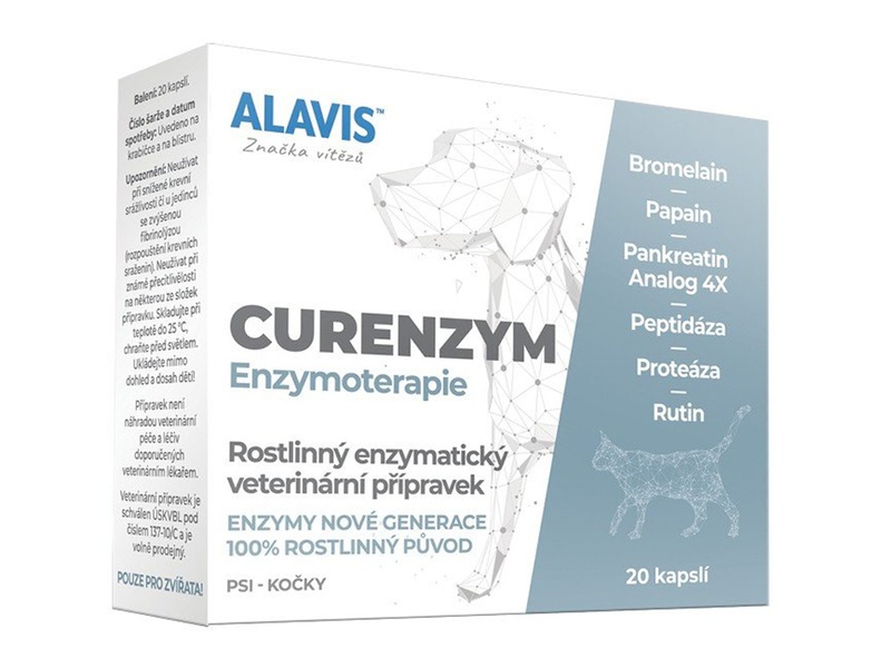 Alavis Curenzym Enzymoterapie 20 kapslí