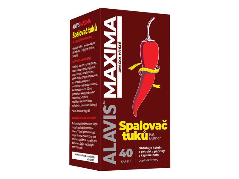 Alavis Maxima Spalovač tuků 40 kapslí