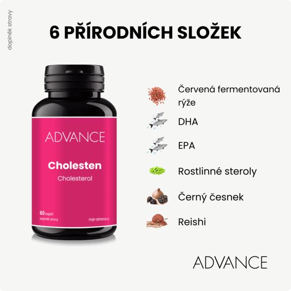 Advance Cholesten 60 kapslí Advance Cholesten 60 kapslí