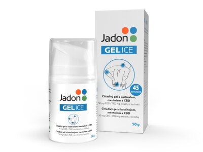 Jadon gel Ice chladivý gel s kostivalem a CBD 50 g Jadon gel Ice chladivý gel s kostivalem a CBD 50 g