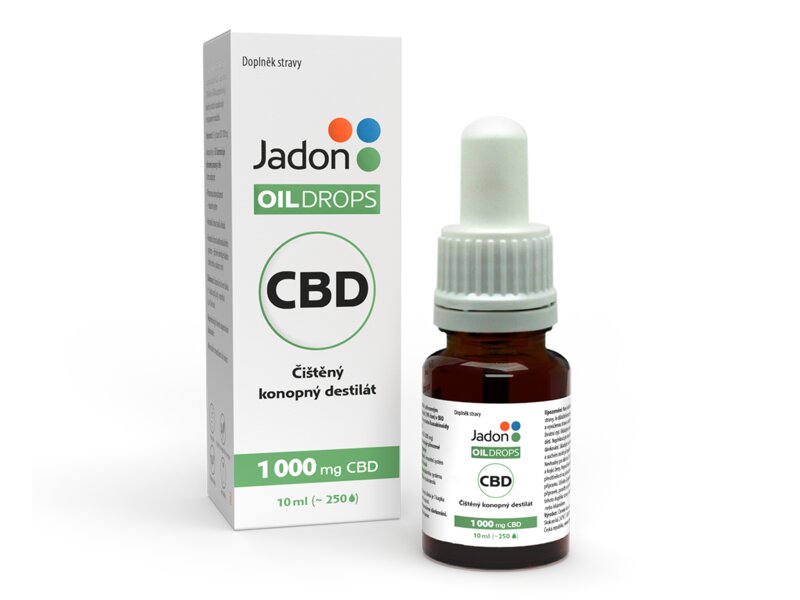 Jadon oil drops konopný olej CBD 10% 10 ml