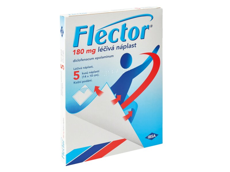 Flector 180 mg 5 léčivých náplastí