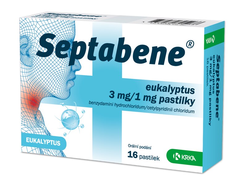 Septabene Eukalyptus 16 pastilek