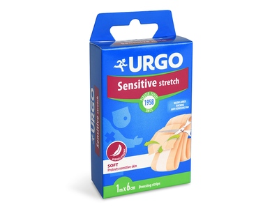 Urgo Sensitive na citlivou pokožku 1 m x 6 cm