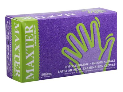 Maxter Rukavice latexové pudrové vel. S 100 ks Maxter Rukavice latexové pudrové vel. S 100 ks