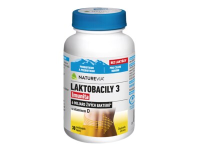 NatureVia Laktobacily 3 Imunita 30 kapslí NatureVia Laktobacily 3 Imunita 30 kapslí