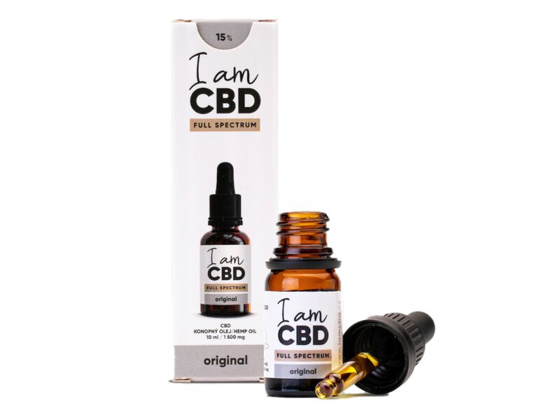 I am CBD Full Spectrum CBD konopný olej 15% 10 ml