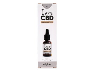 I am CBD Full Spectrum CBD konopný olej 15% 10 ml