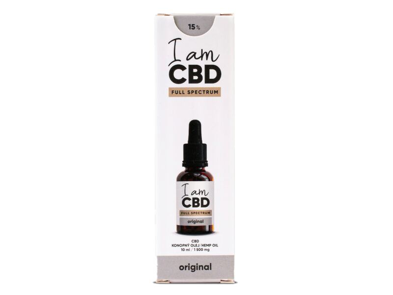 I am CBD Full Spectrum CBD konopný olej 15% 10 ml