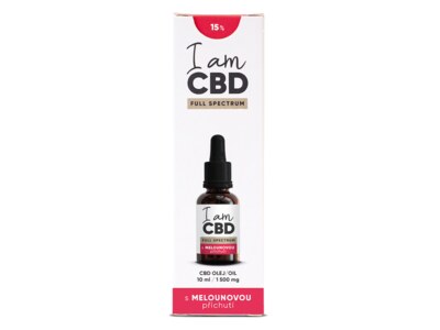 I am CBD Full Spectrum CBD olej 15% meloun 10 ml