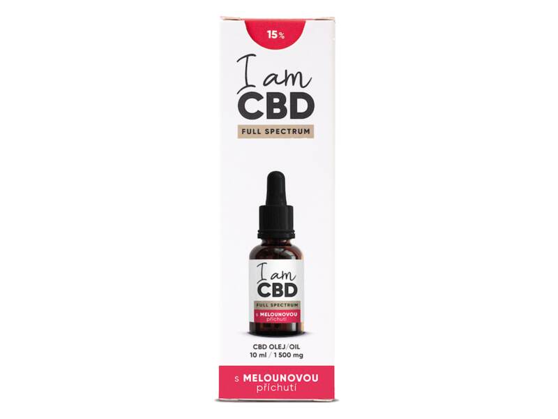 I am CBD Full Spectrum CBD olej 15% meloun 10 ml