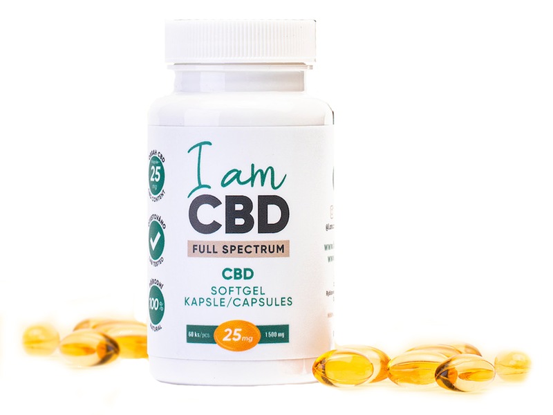 I am CBD Full Spectrum CBD 1500 mg 60 kapslí I am CBD Full Spectrum CBD 1500 mg 60 kapslí