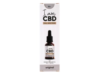 I am CBD Full Spectrum CBD konopný olej 10% 10 ml