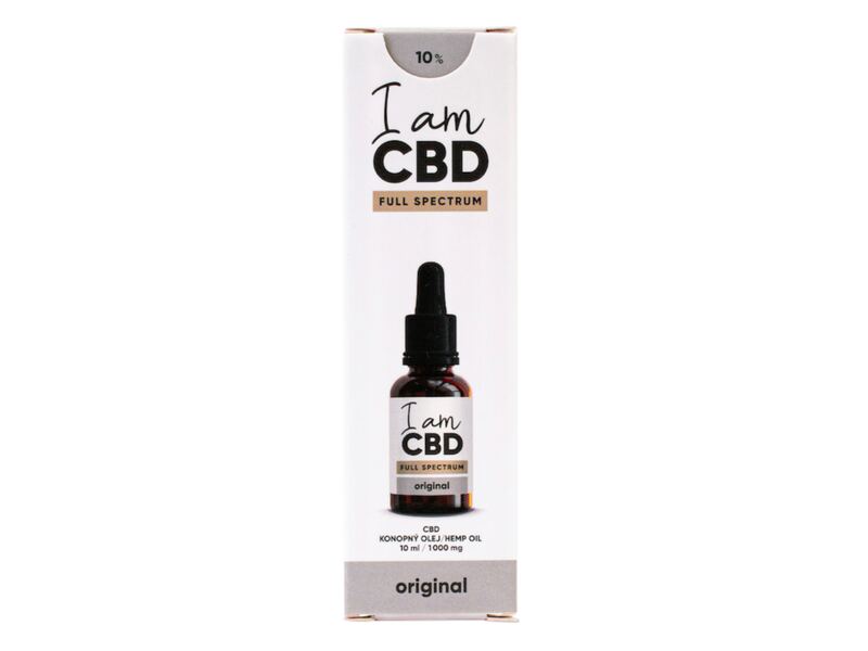 I am CBD Full Spectrum CBD konopný olej 10% 10 ml