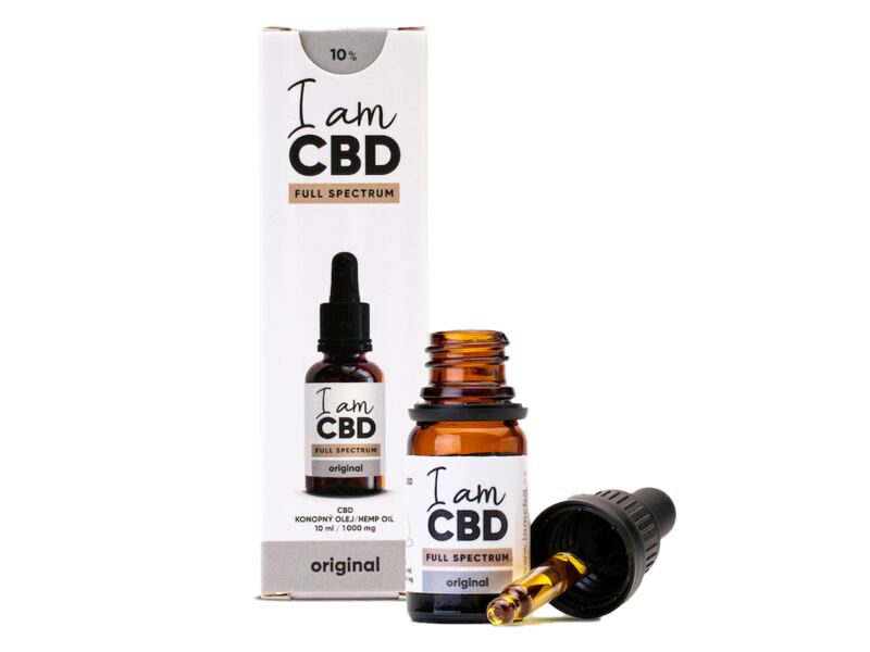 I am CBD Full Spectrum CBD konopný olej 10% 10 ml