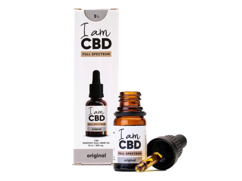 I am CBD Full Spectrum CBD konopný olej 5% 10 ml