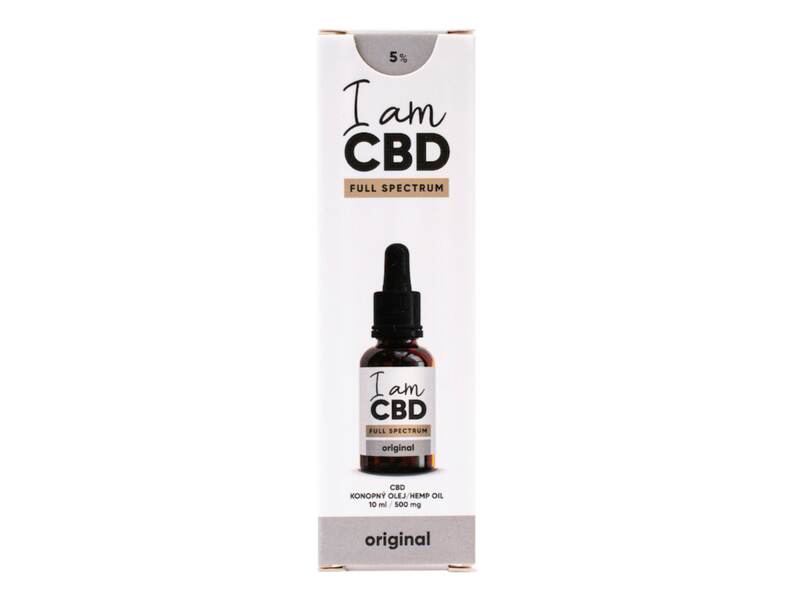 I am CBD Full Spectrum CBD konopný olej 5% 10 ml