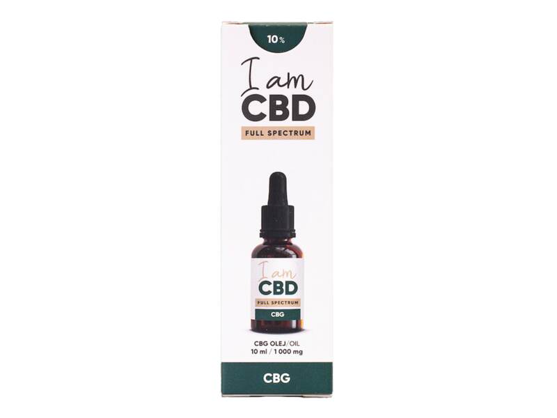 I am CBD Full Spectrum CBG konopný olej 10% 10 ml I am CBD Full Spectrum CBG konopný olej 10% 10 ml