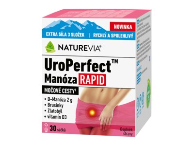 NatureVia UroPerfect Manóza Rapid 30 sáčků NatureVia UroPerfect Manóza Rapid 30 sáčků