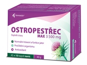 Noventis Ostropestřec Max 3500 mg 45+15 kapslí Noventis Ostropestřec Max 3500 mg 45+15 kapslí
