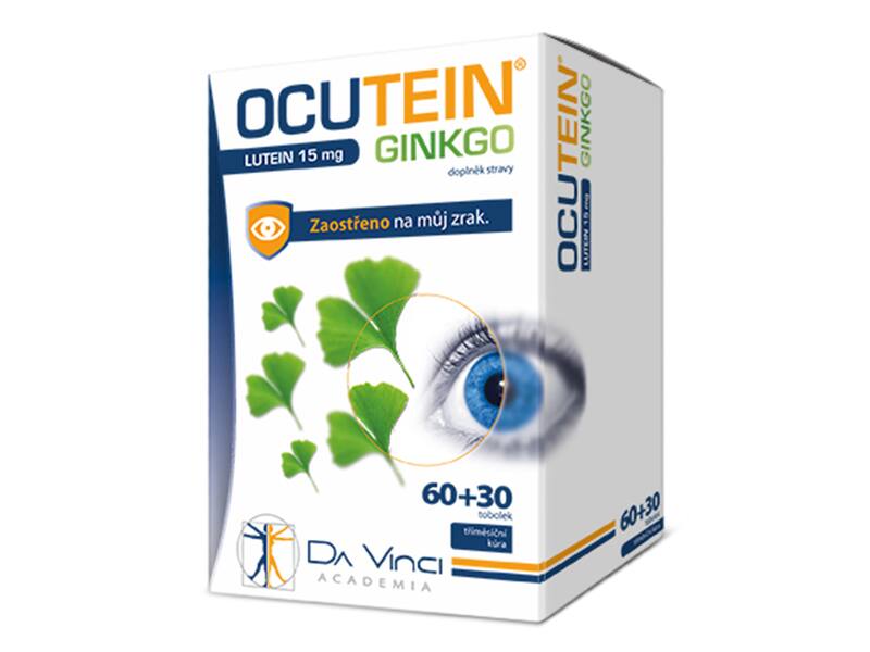 Ocutein Ginkgo 45 mg + Lutein 15 mg 60+30 tobolek