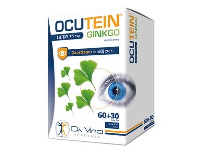 Ocutein Ginkgo 45 mg + Lutein 15 mg 60+30 tobolek