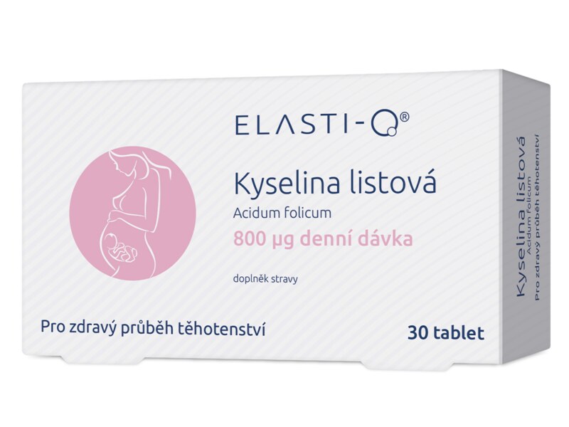 Elasti-Q Kyselina listová 800 µg 30 tablet