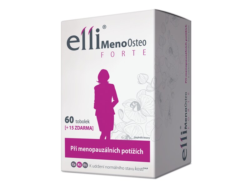 Elli MenoOsteo Forte 60+15 kapslí