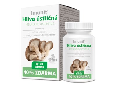 Imunit Hlíva ústřičná 50+20 tobolek Imunit Hlíva ústřičná 50+20 tobolek