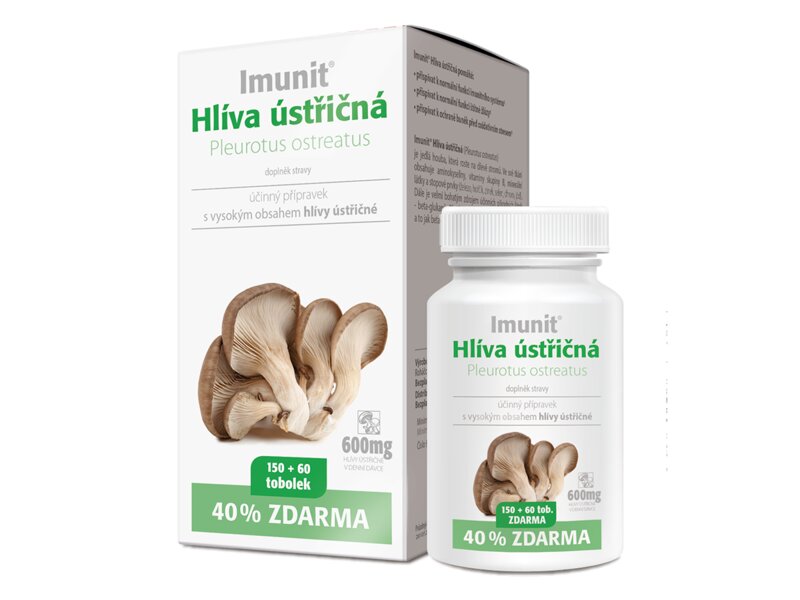 Imunit Hlíva ústřičná 150+60 tobolek